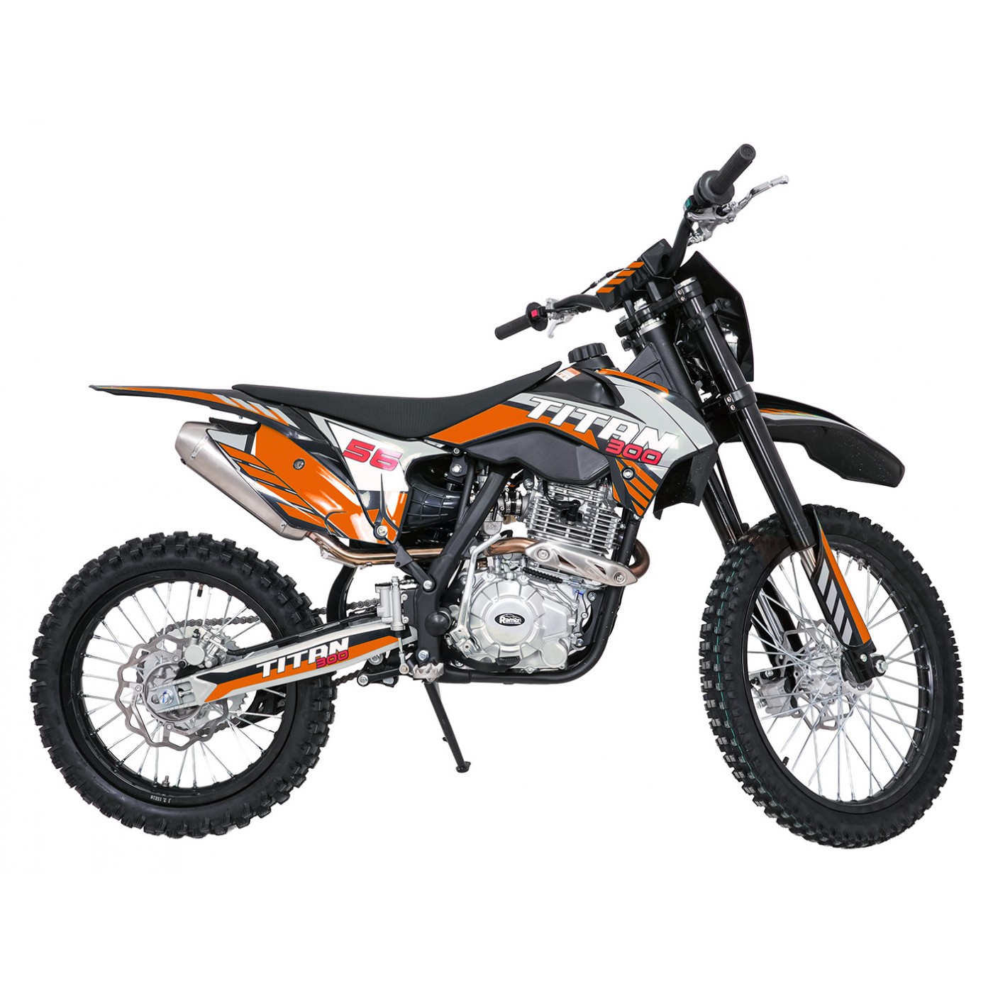 Vozidlo s oranžovým spalovacím motorem TITAN 300cc