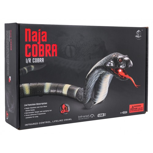 COBRA R/C Had Černý