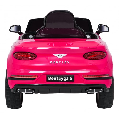 Růžové vozidlo Bentley Bentayga S