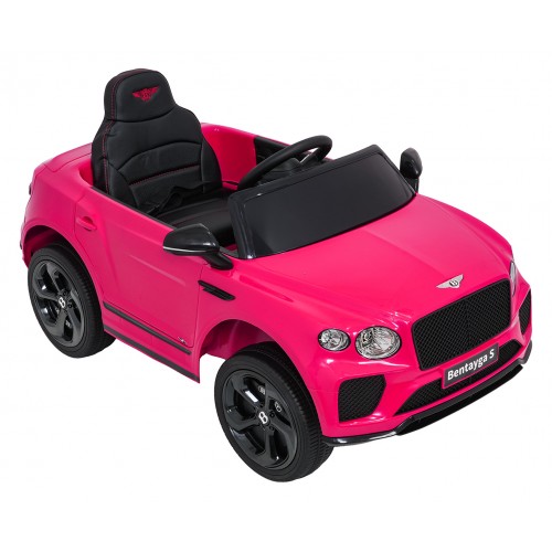Růžové vozidlo Bentley Bentayga S
