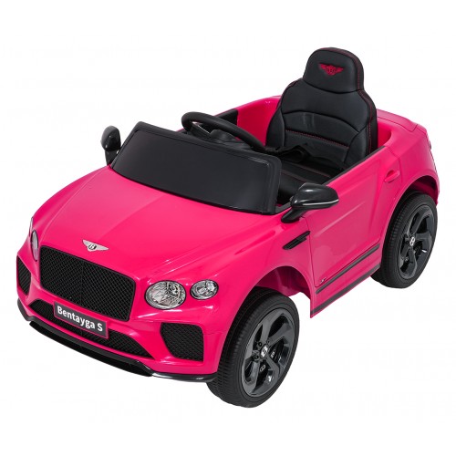 Růžové vozidlo Bentley Bentayga S