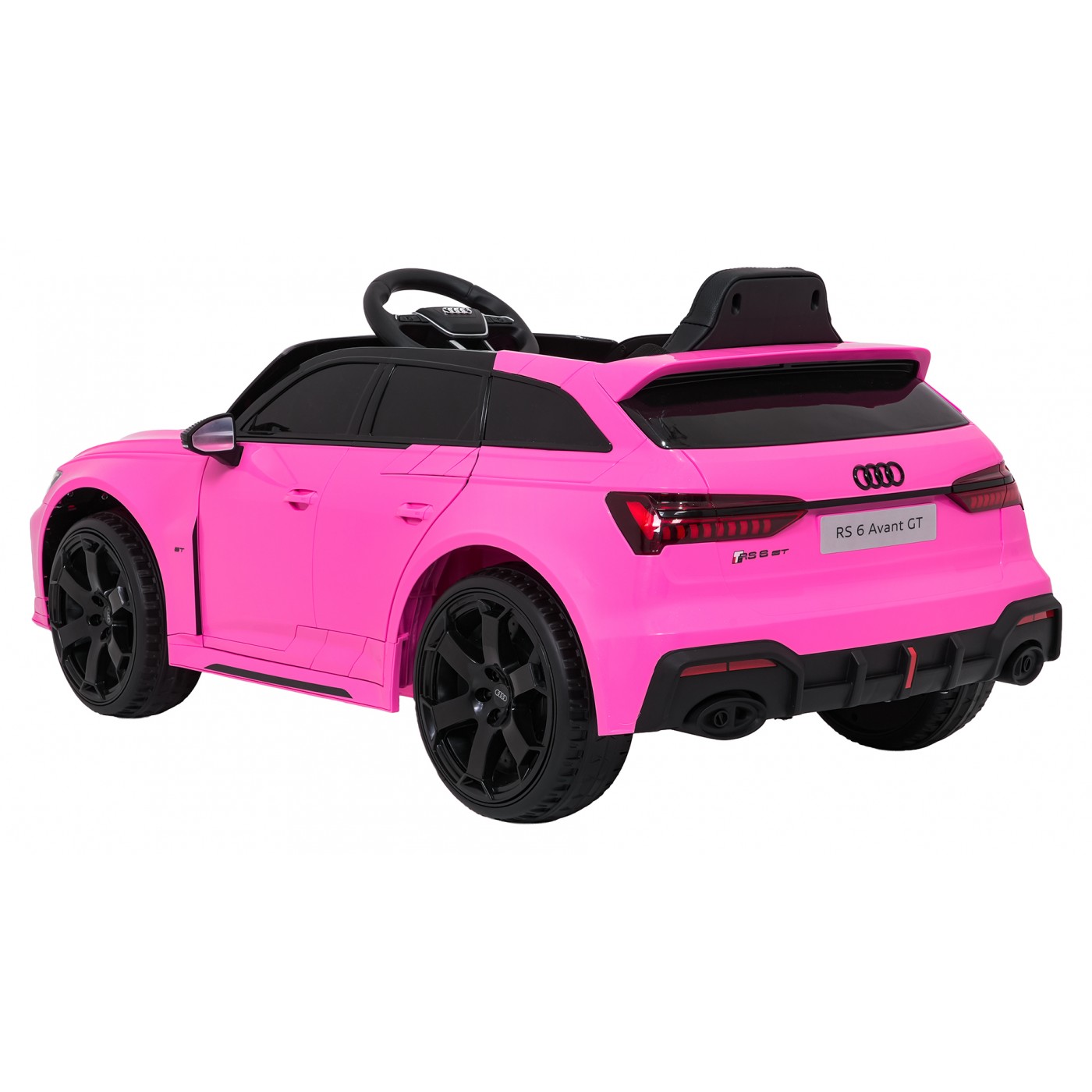 Růžové vozidlo Audi RS6 Avant GT