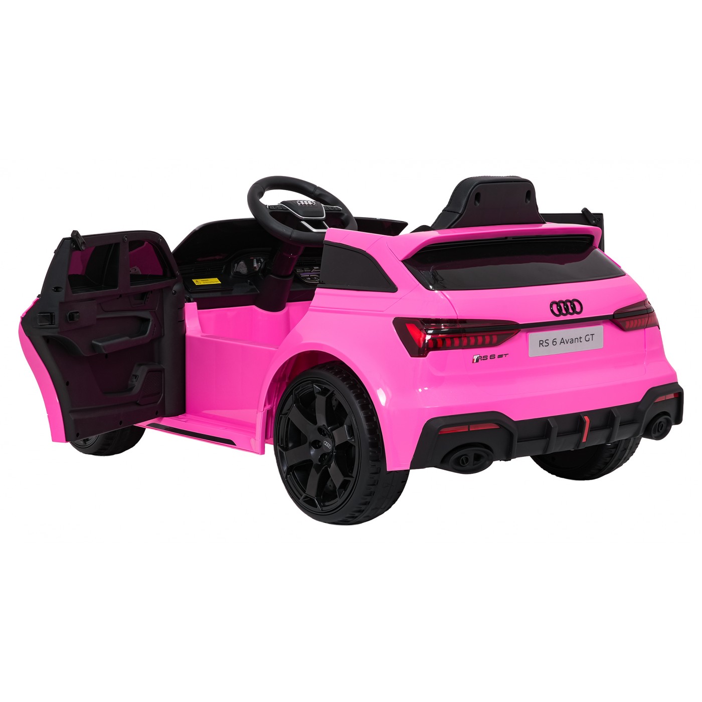 Růžové vozidlo Audi RS6 Avant GT