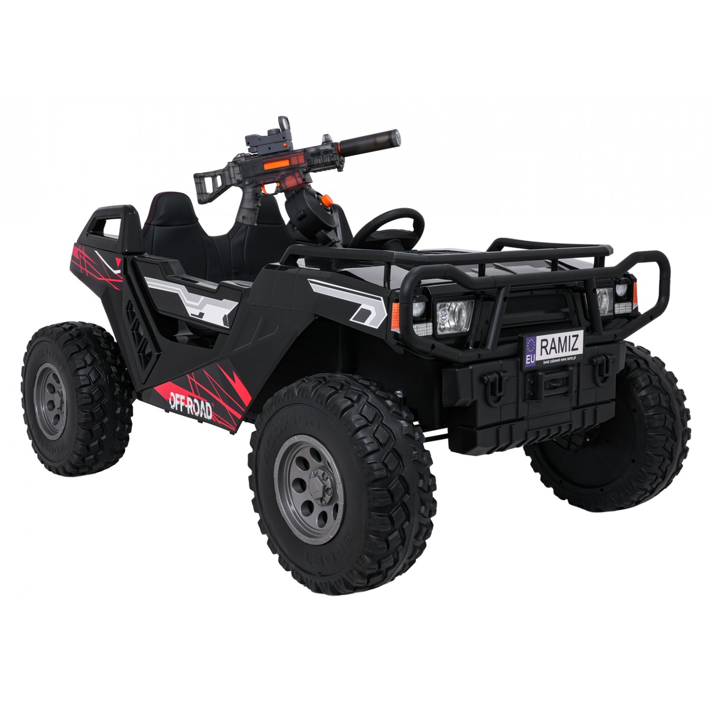 Kočárek PROSPECTOR 4x4 STRONG černý