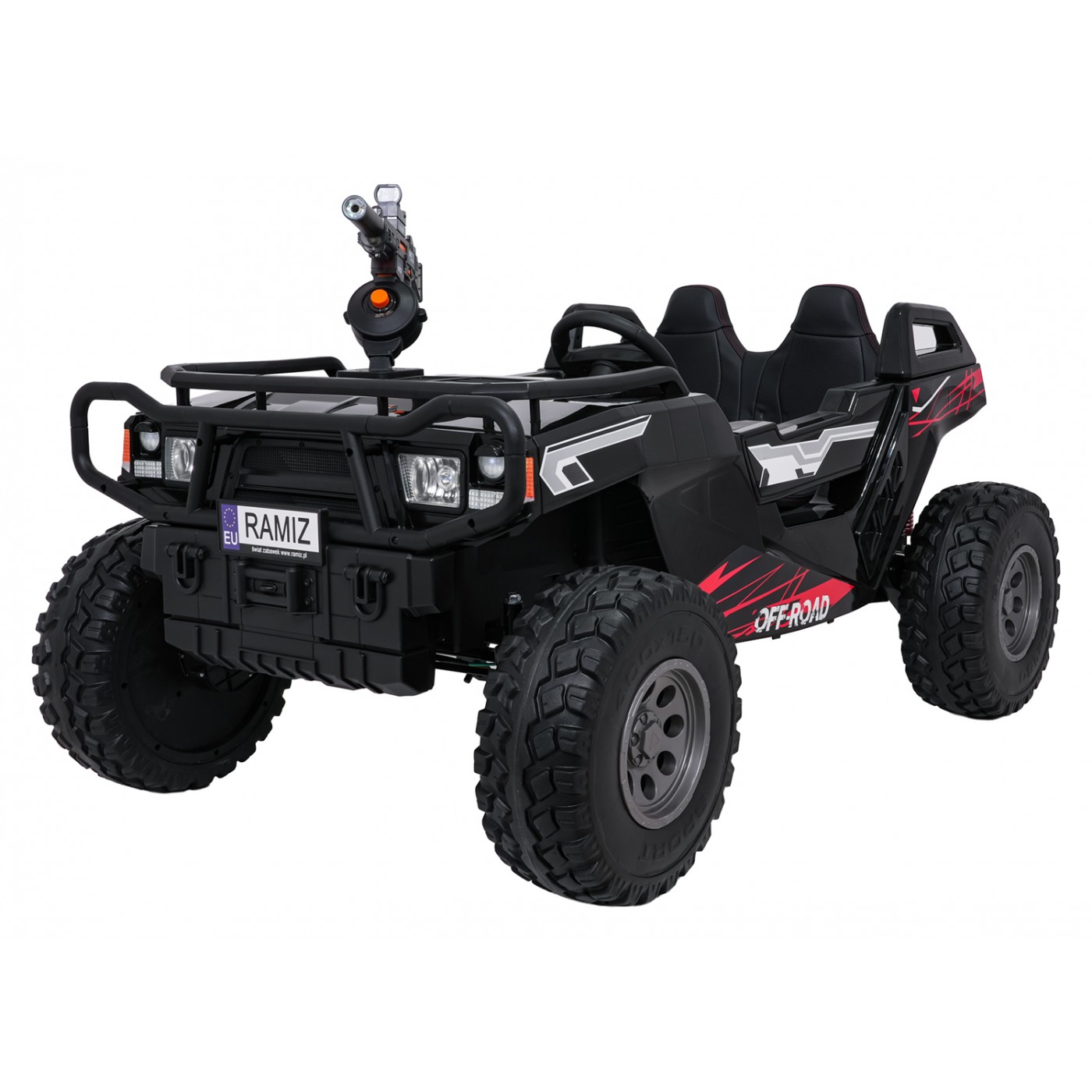 Kočárek PROSPECTOR 4x4 STRONG černý