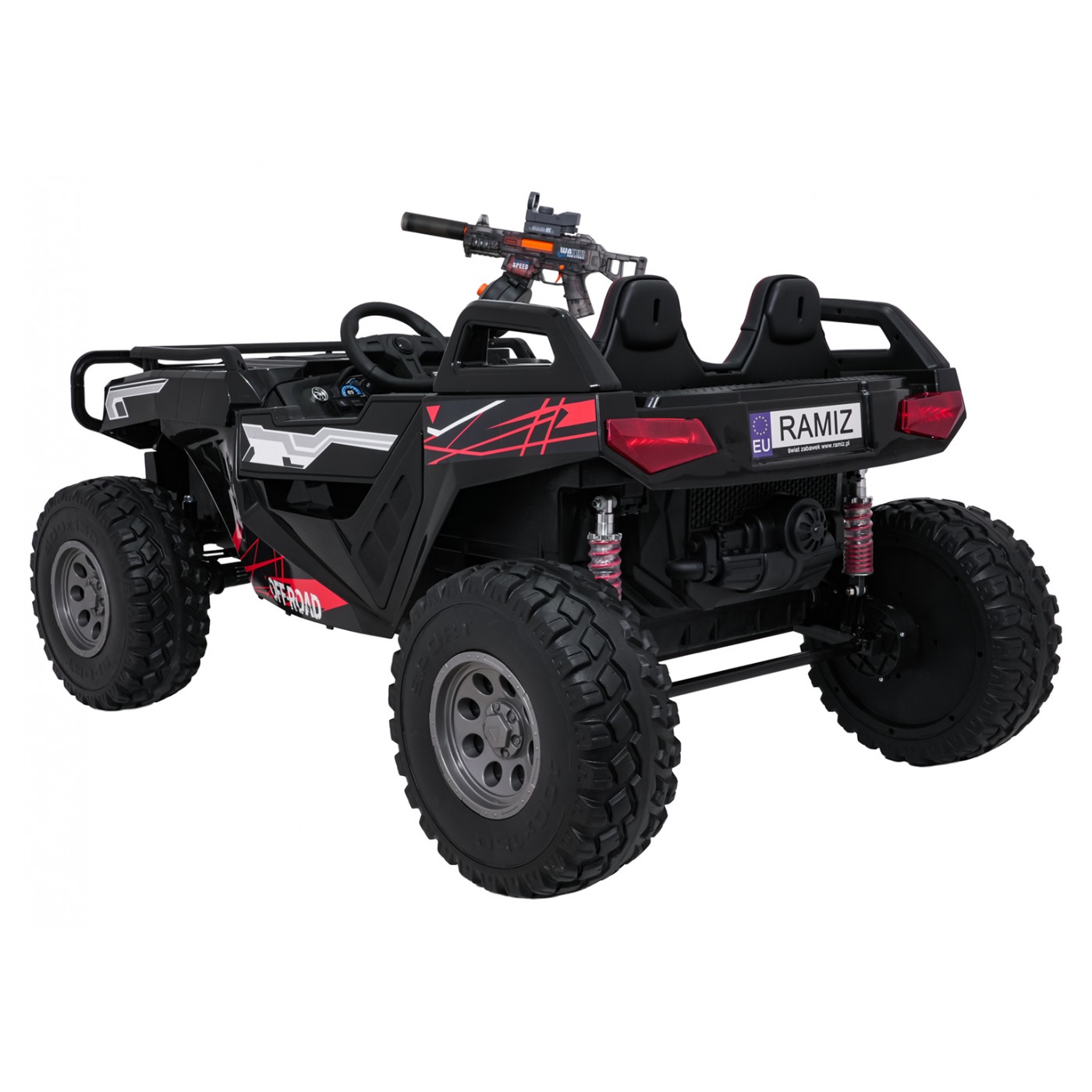 Kočárek PROSPECTOR 4x4 STRONG černý