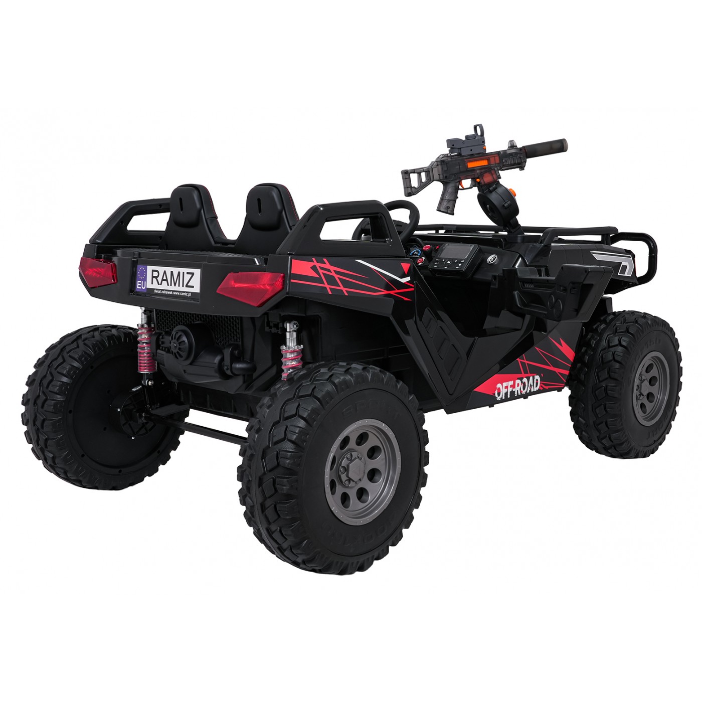 Kočárek PROSPECTOR 4x4 STRONG černý