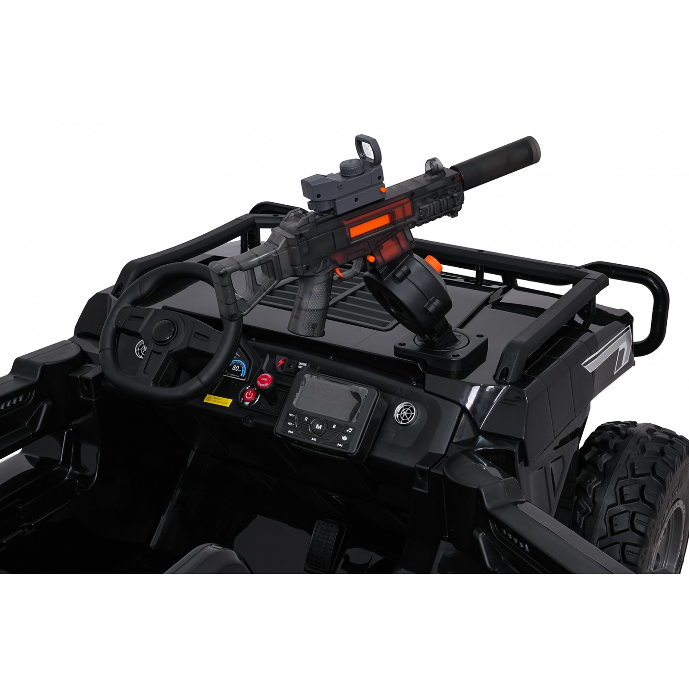 Kočárek PROSPECTOR 4x4 STRONG černý