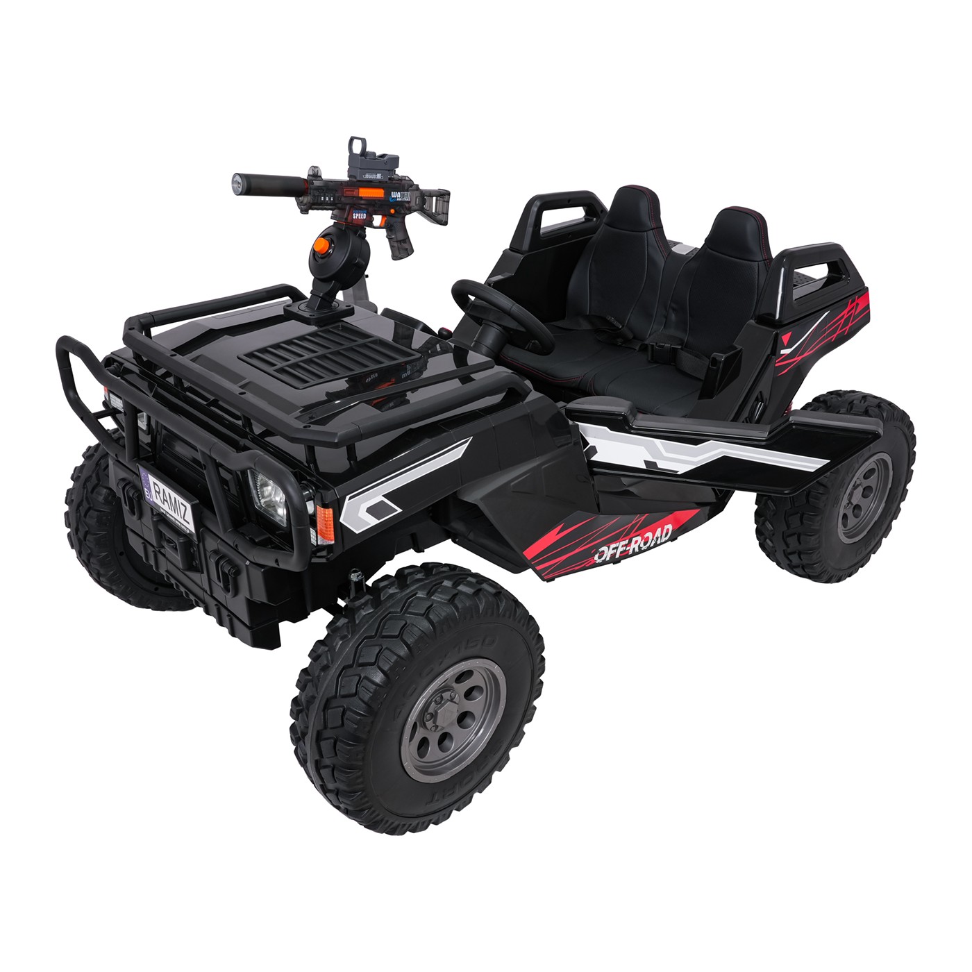 Kočárek PROSPECTOR 4x4 STRONG černý
