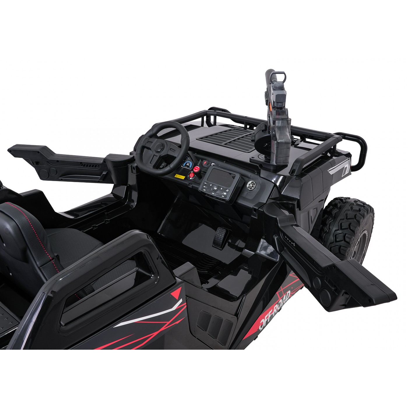 Kočárek PROSPECTOR 4x4 STRONG černý