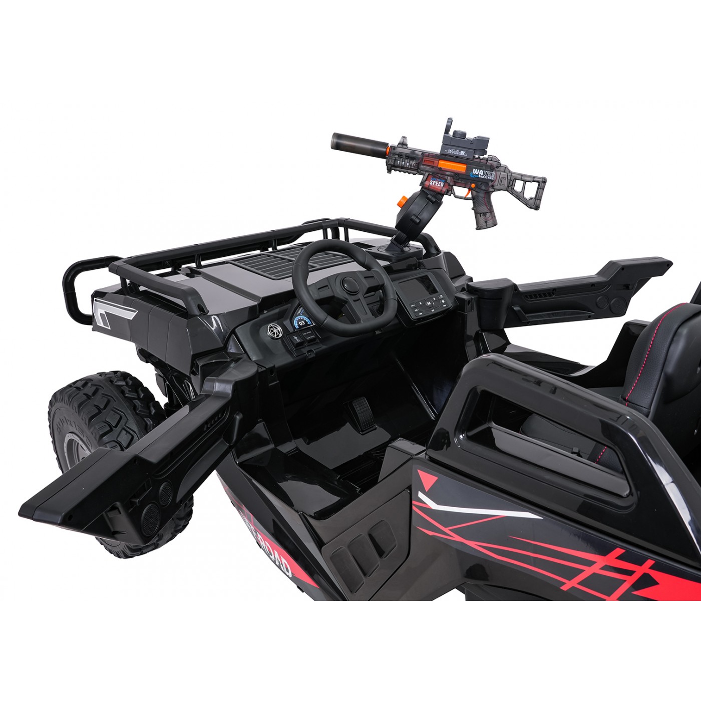 Kočárek PROSPECTOR 4x4 STRONG černý
