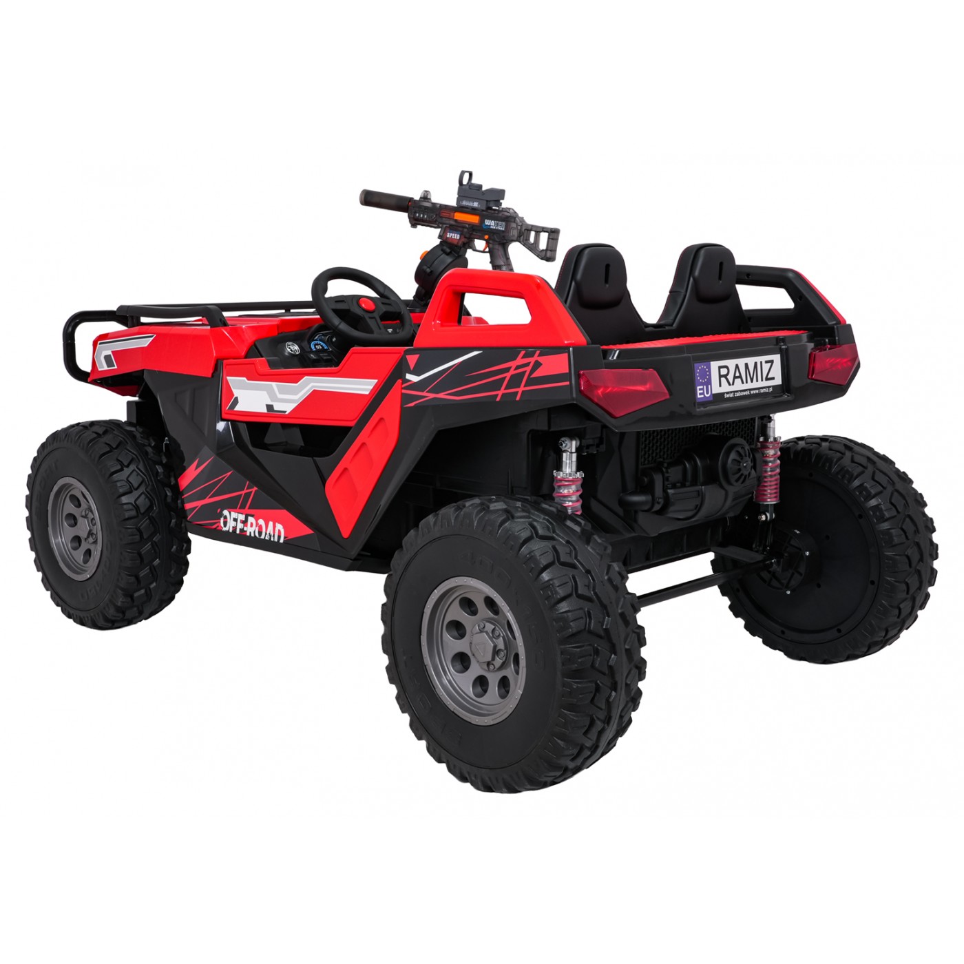 Kočárek PROSPECTOR 4x4 STRONG červený