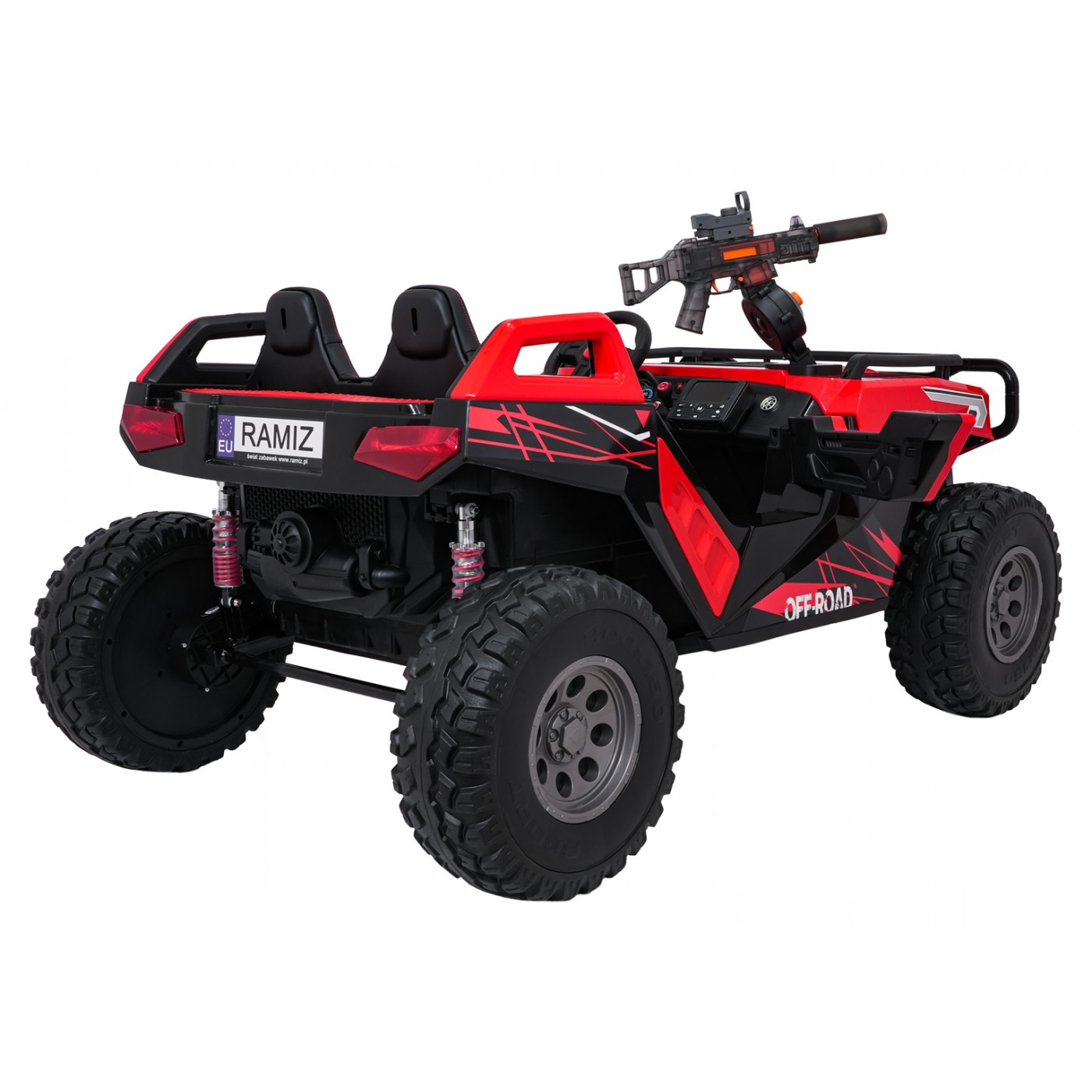 Kočárek PROSPECTOR 4x4 STRONG červený