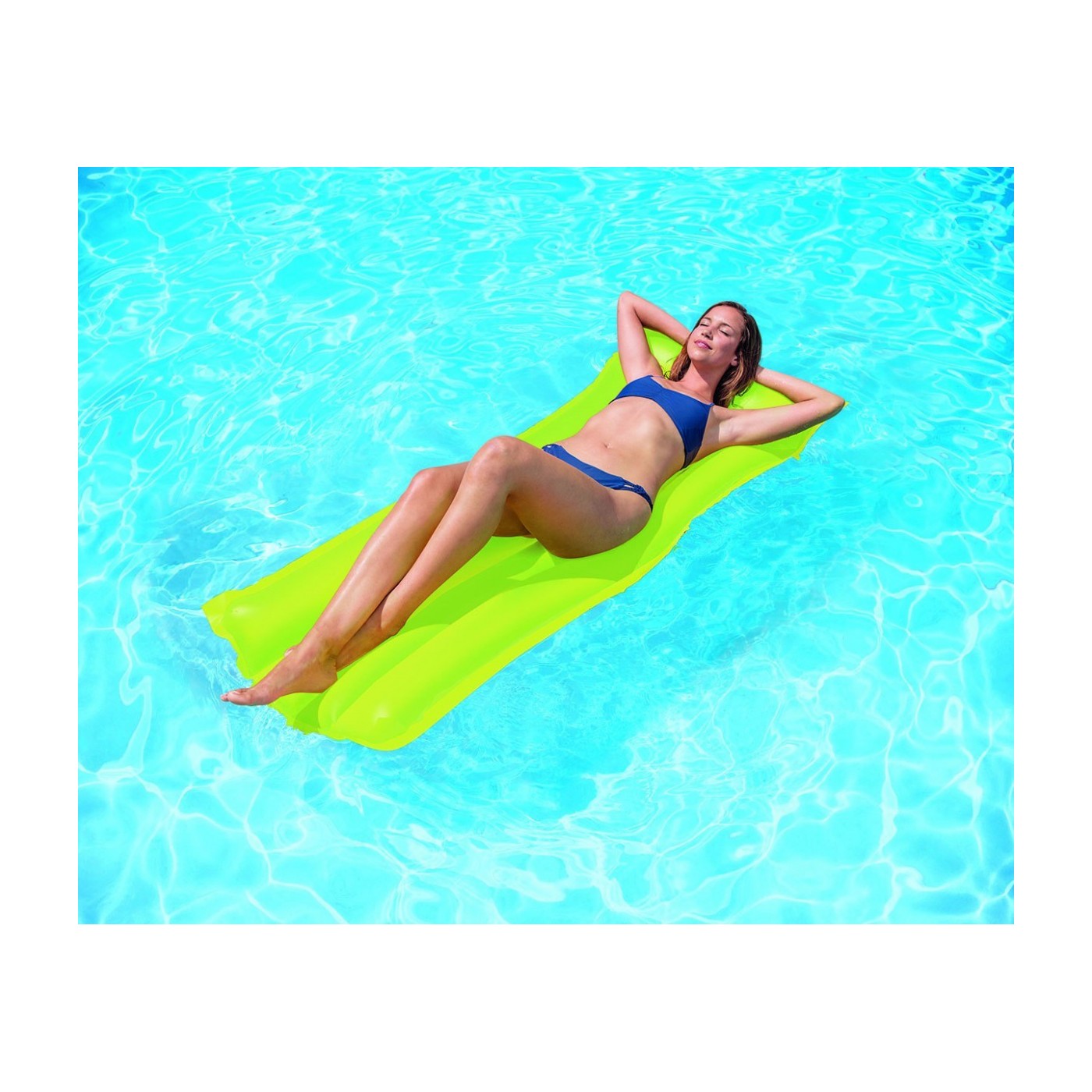 Neonová matrace 183 x 76 cm INTEX zelená