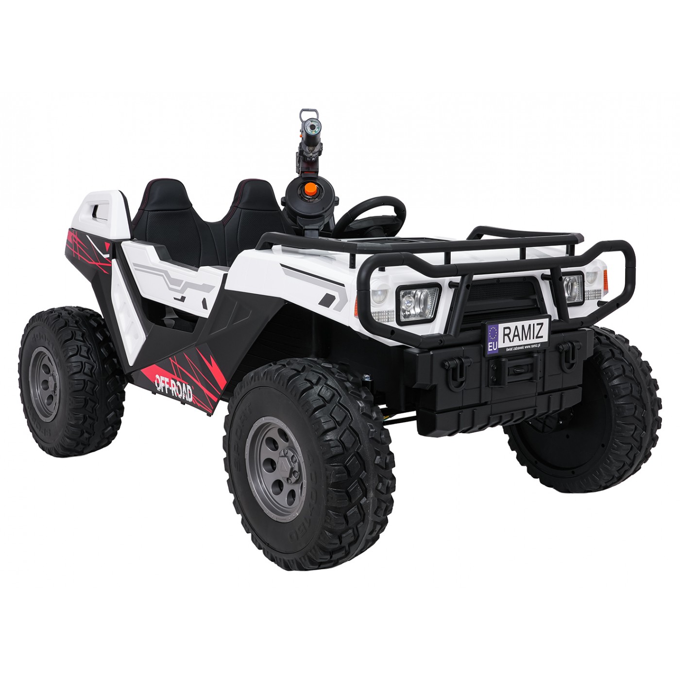 Kočárek PROSPECTOR 4x4 STRONG bílý