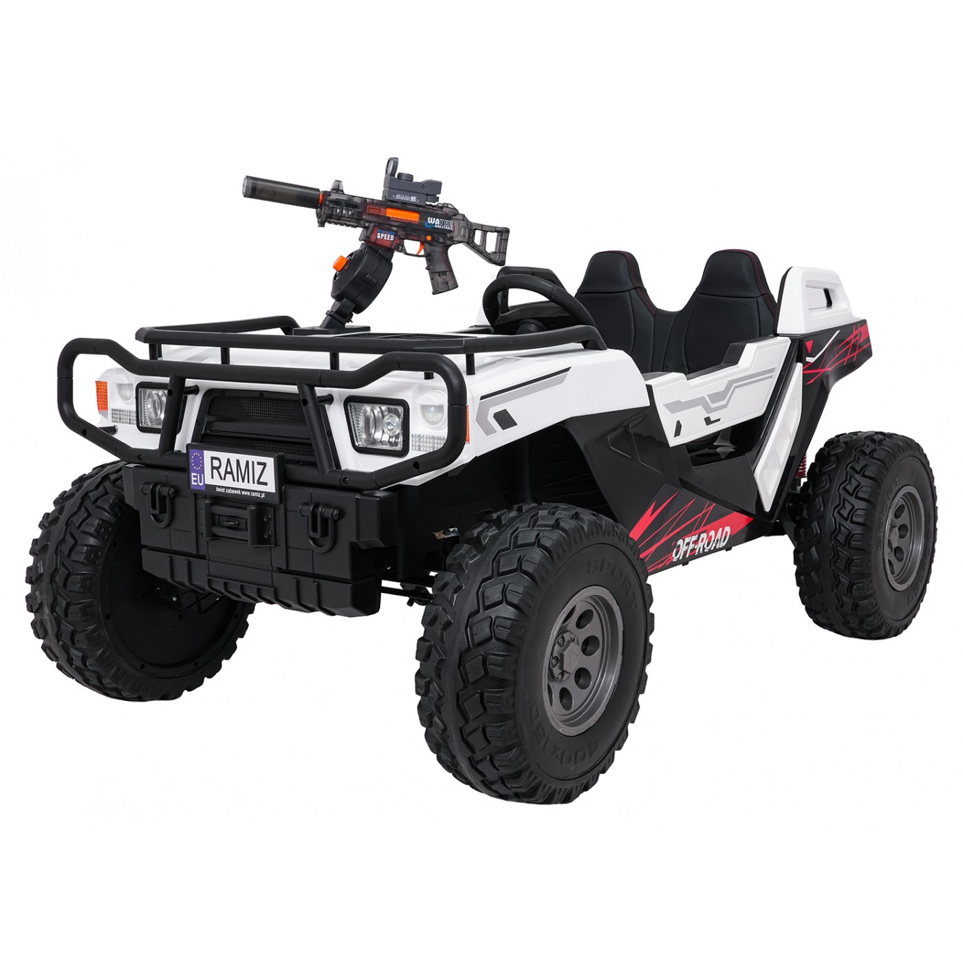 Kočárek PROSPECTOR 4x4 STRONG bílý