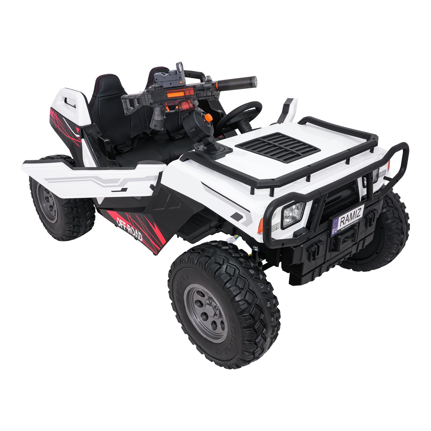 Kočárek PROSPECTOR 4x4 STRONG bílý