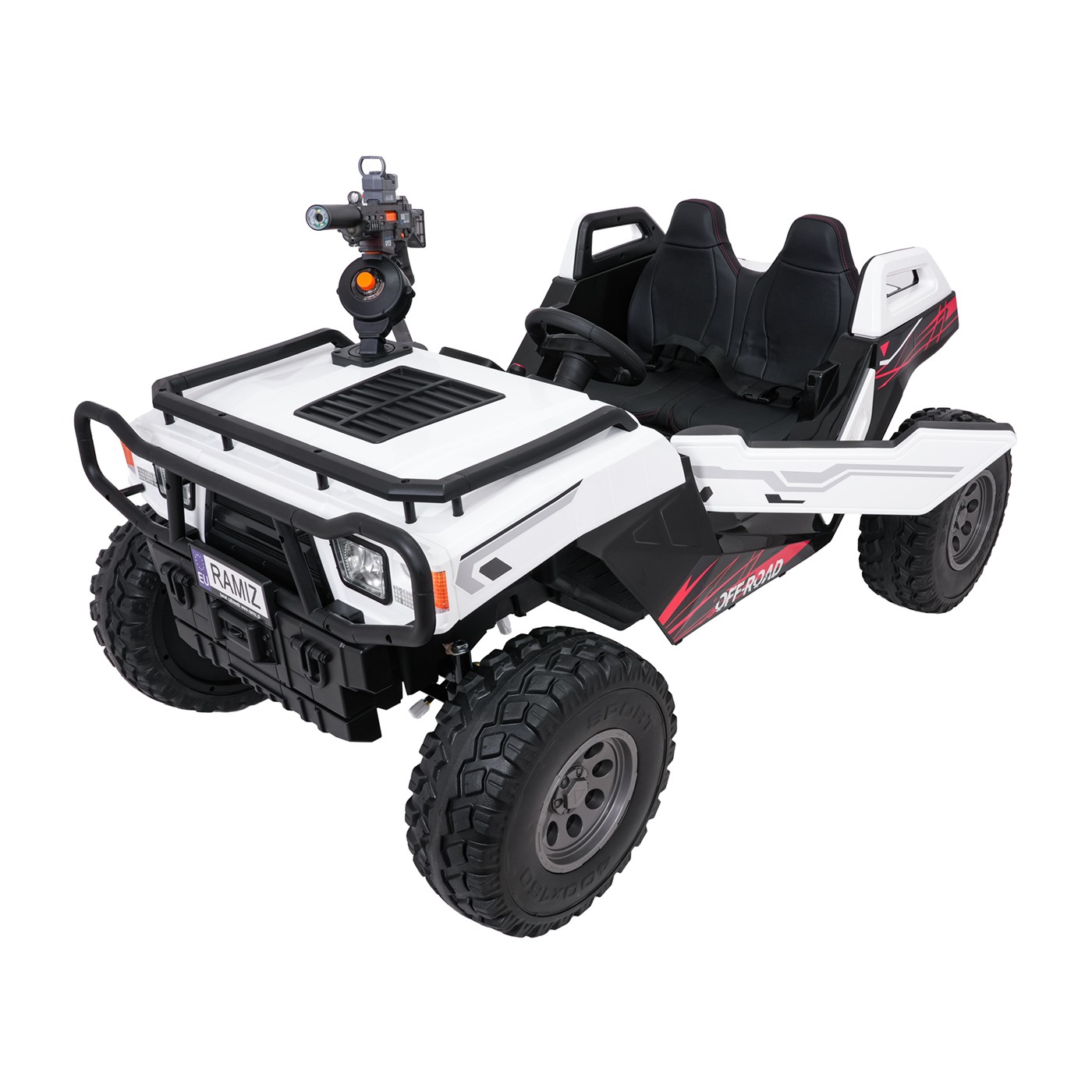 Kočárek PROSPECTOR 4x4 STRONG bílý
