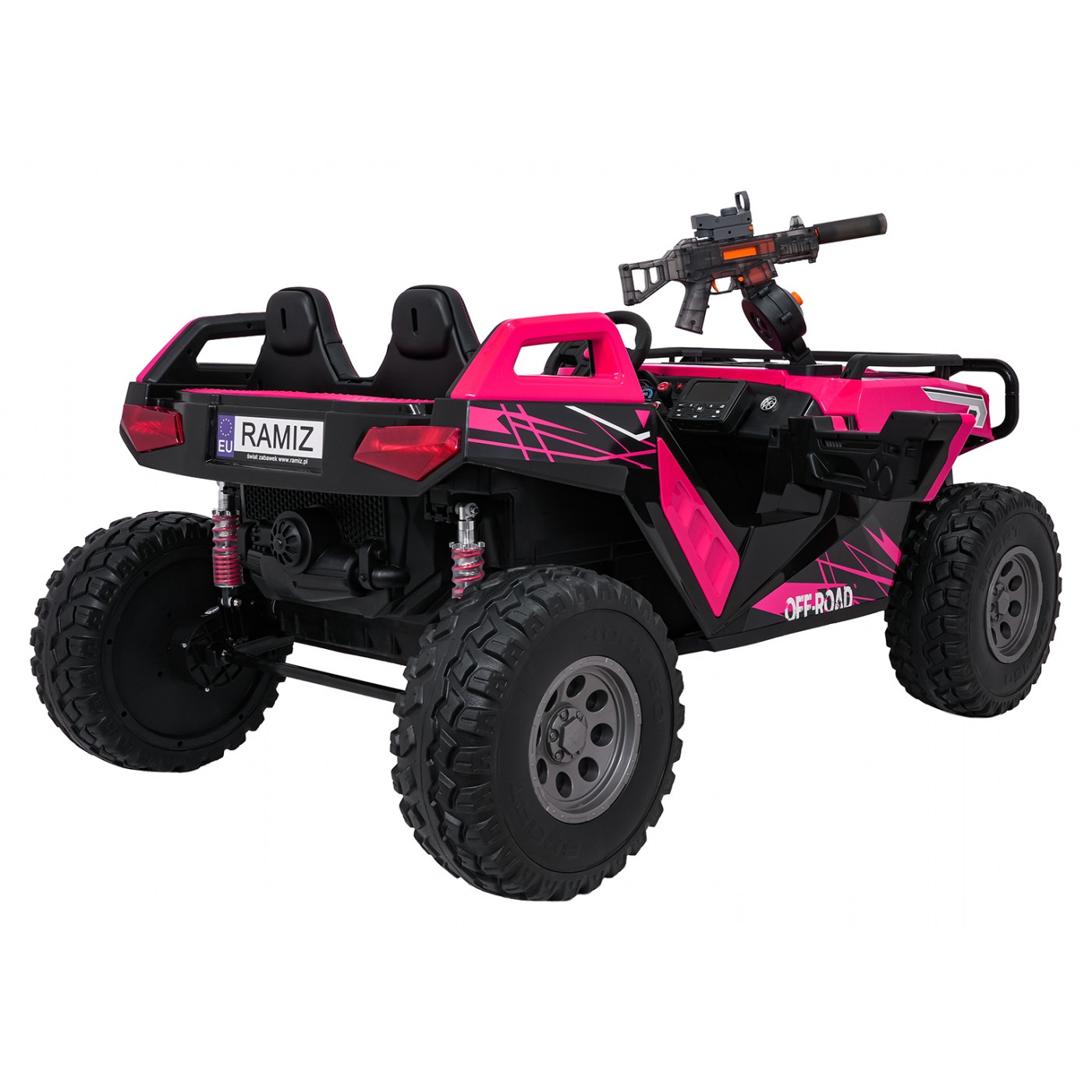 Kočárek PROSPECTOR 4x4 STRONG růžový