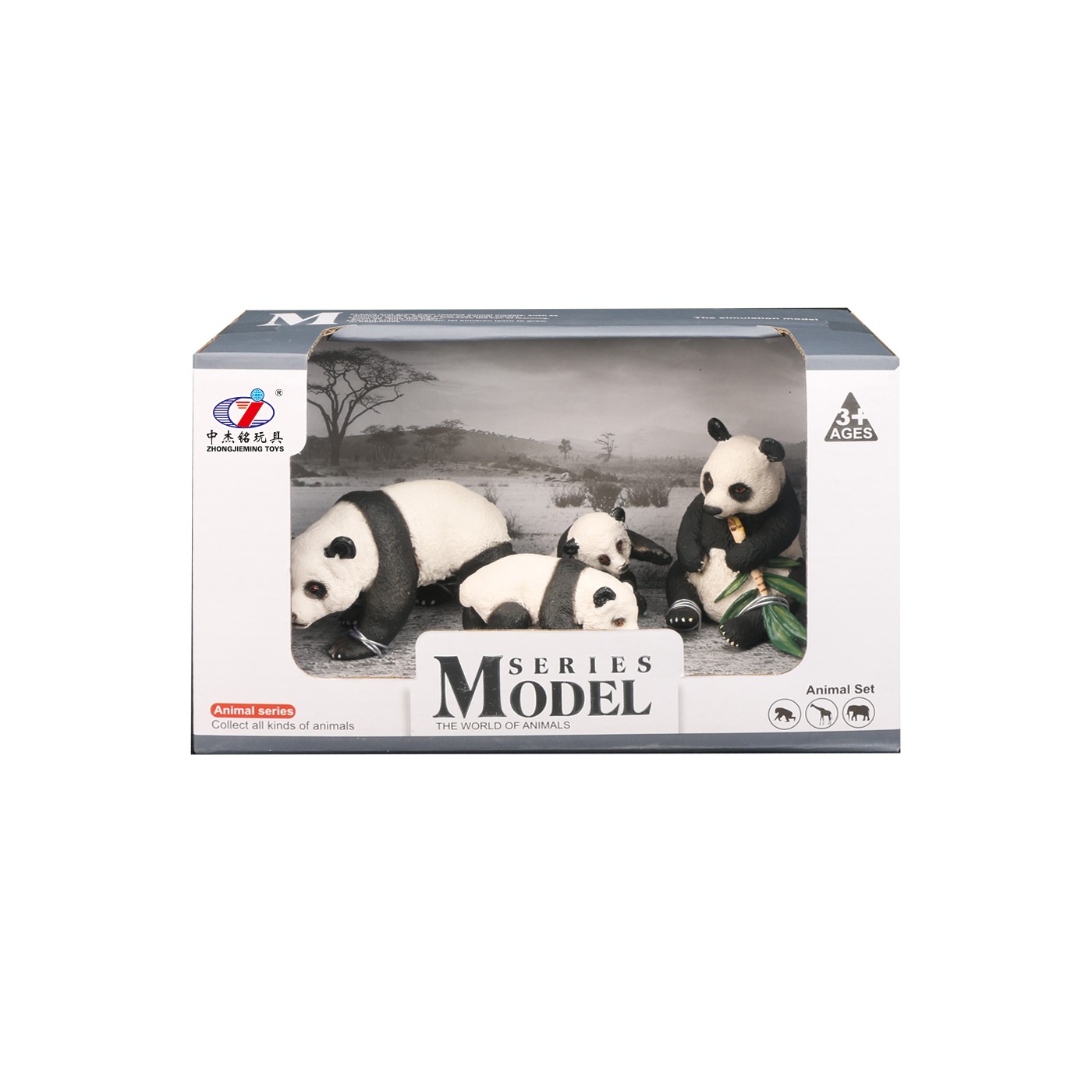 Sada figurek pandy