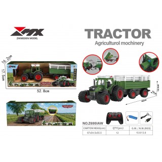R/C traktor s přívěsem a sklápěčem
