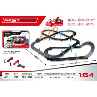 Závodní dráha GIGA R/C TOYOTA 1:43 - 182x162 cm