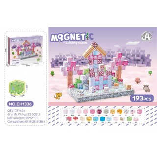 Sada magnetických kostek, magnetické kostky 193el.