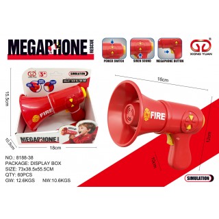 Megafon červený