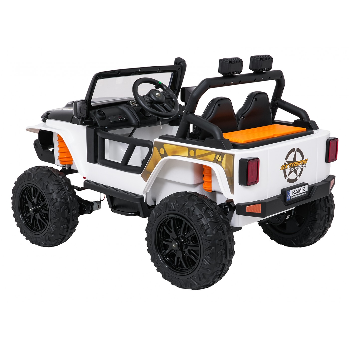 Jeep Monster Vozidlo Bílá