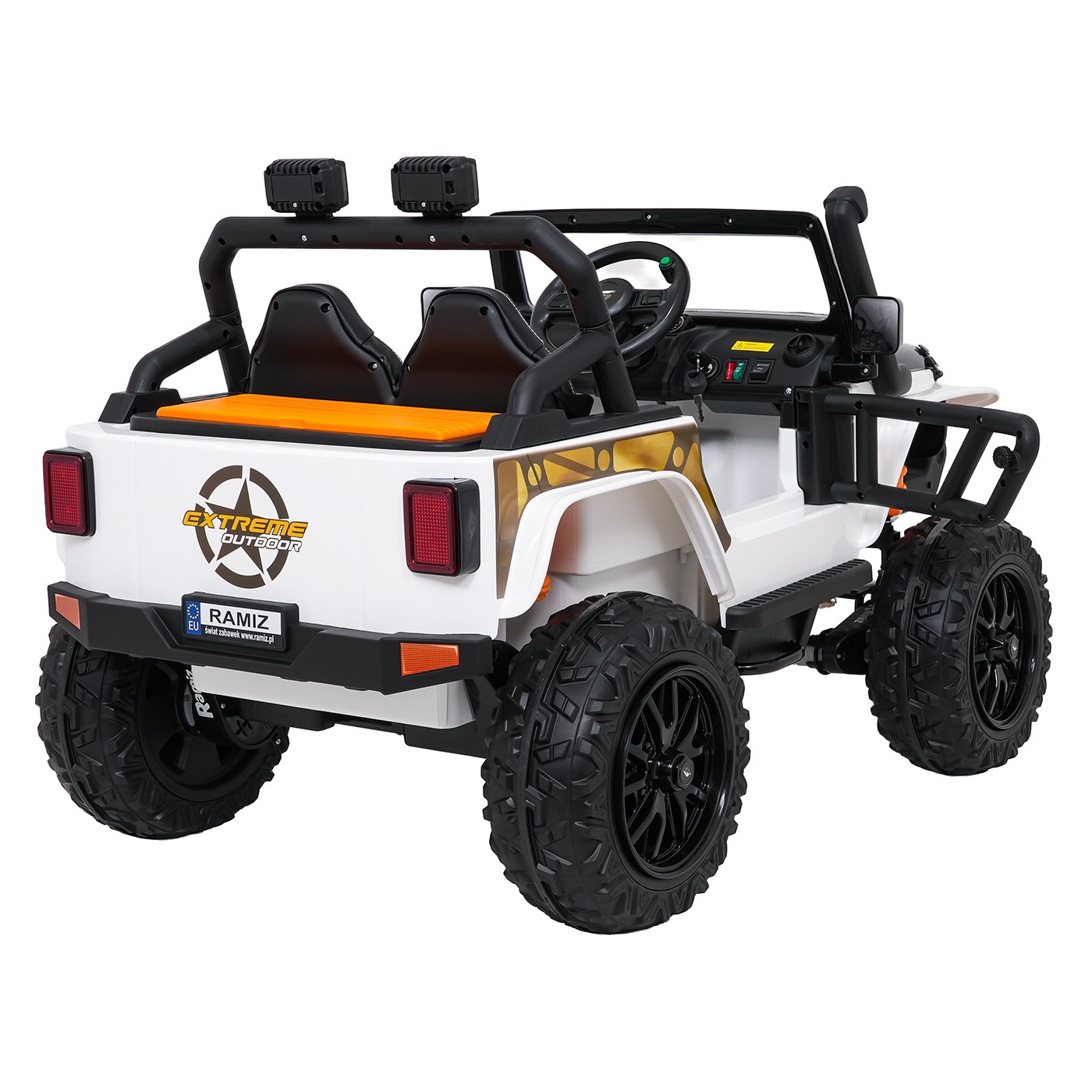 Jeep Monster Vozidlo Bílá