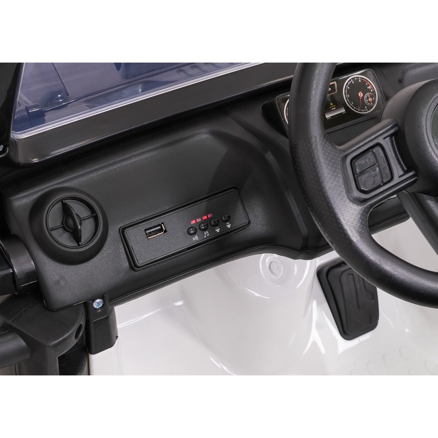 Jeep Monster Vozidlo Bílá
