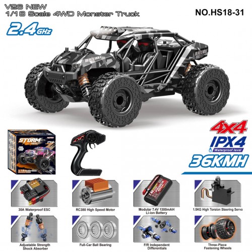 R/C 2,4GHz MONSTER auto