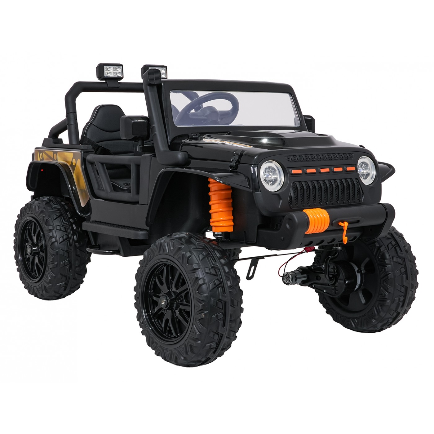 Jeep Monster Vozidlo Černá