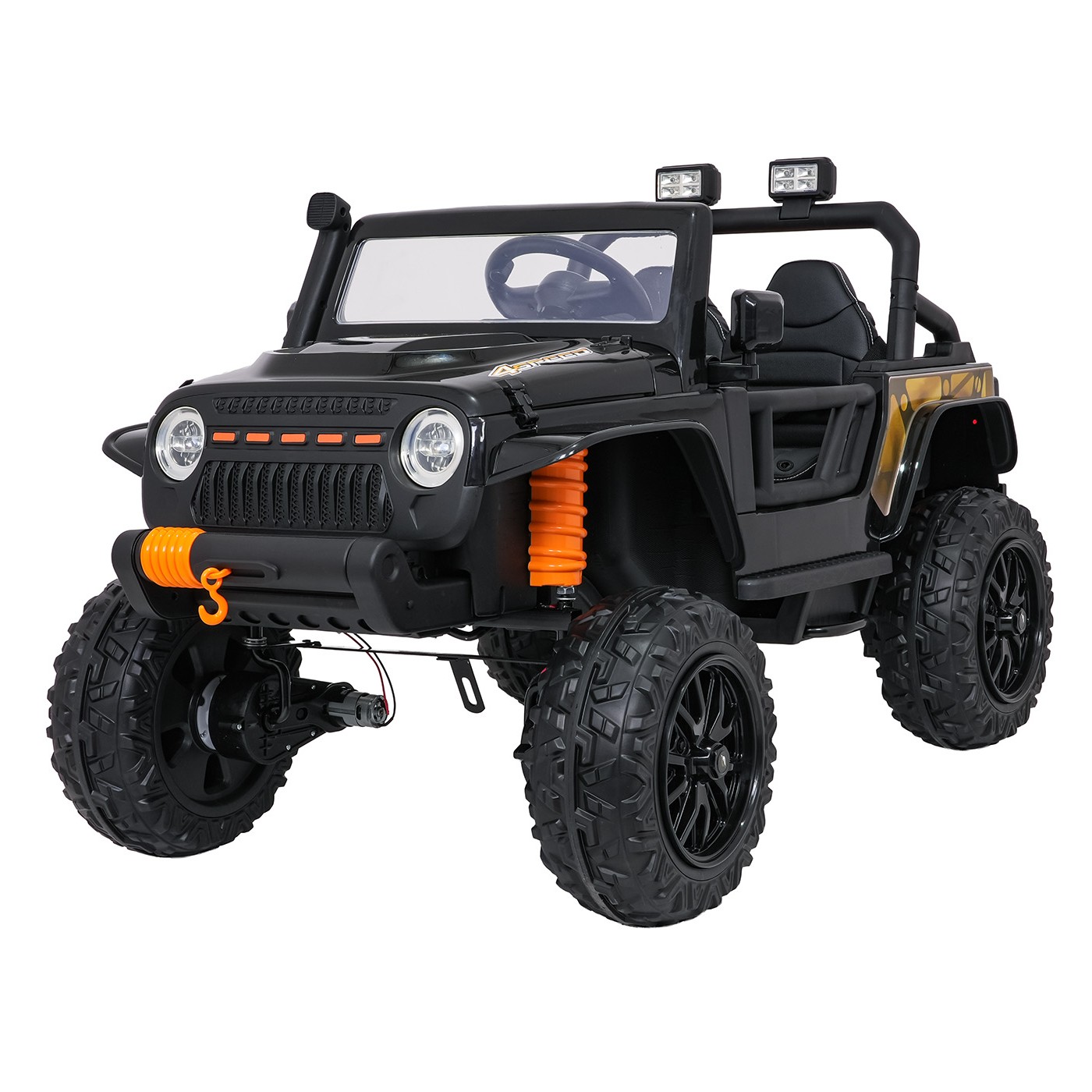 Jeep Monster Vozidlo Černá