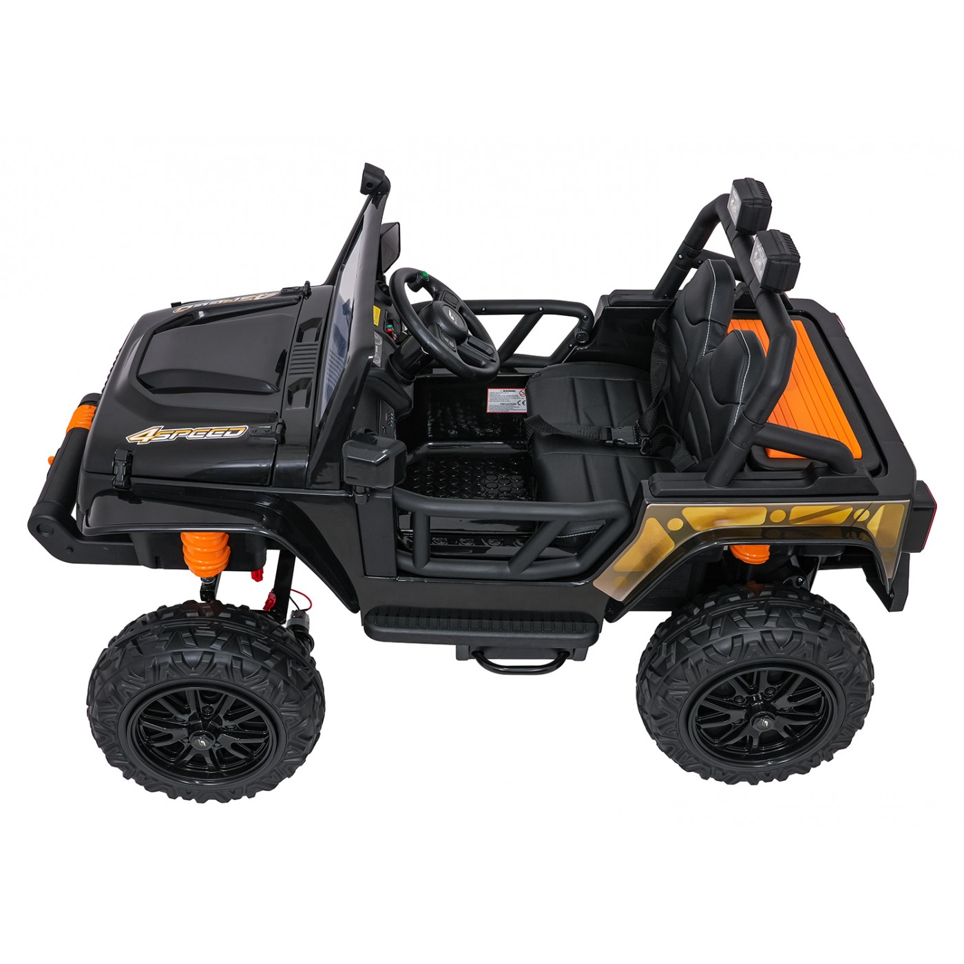 Jeep Monster Vozidlo Černá