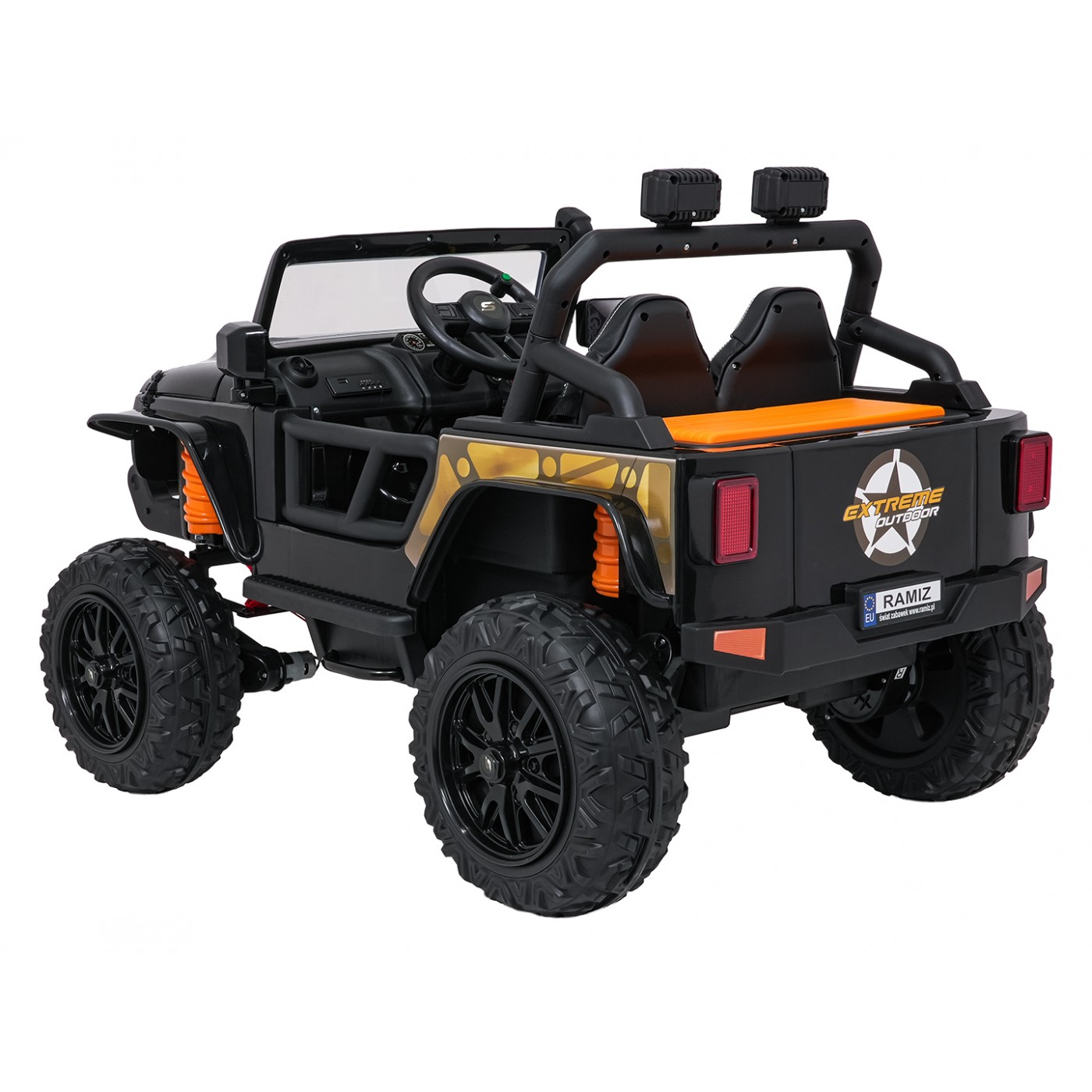 Jeep Monster Vozidlo Černá