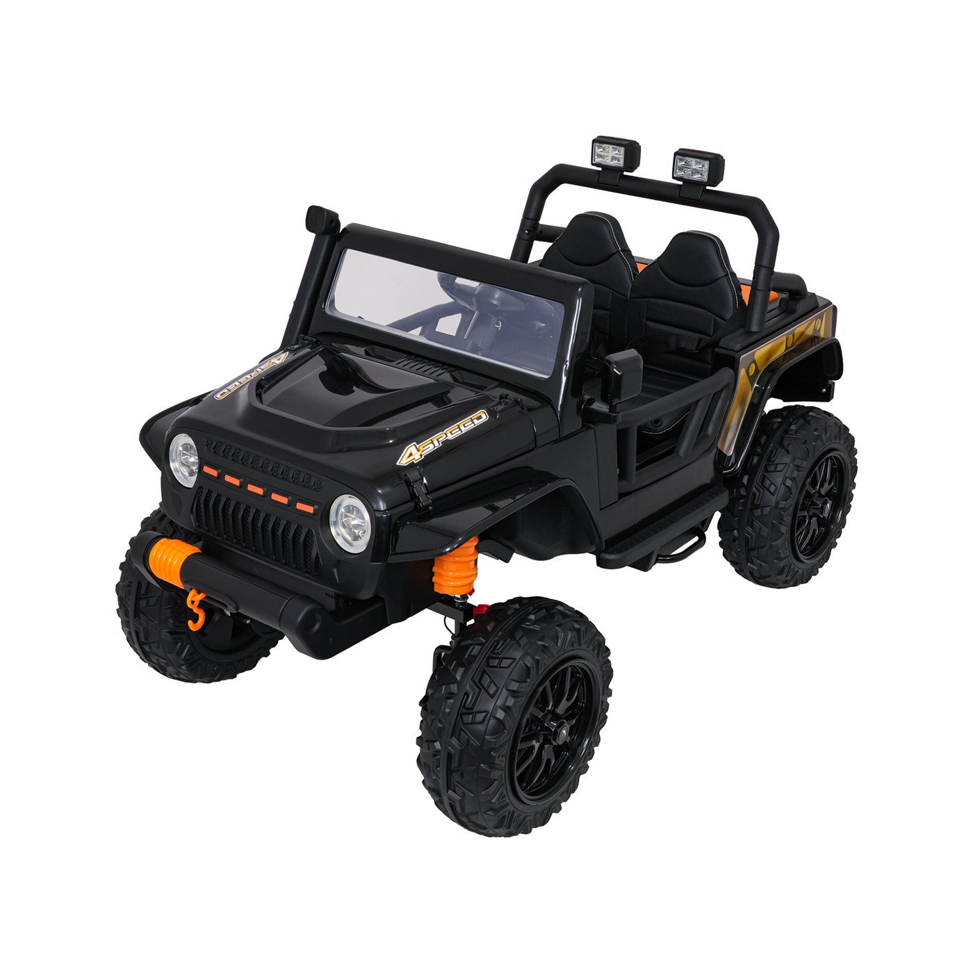 Jeep Monster Vozidlo Černá