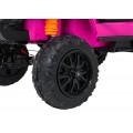 Růžové vozidlo Jeep Monster