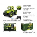 Traktor zelený 1:24 s dálkovým ovládáním Mercedes Benz