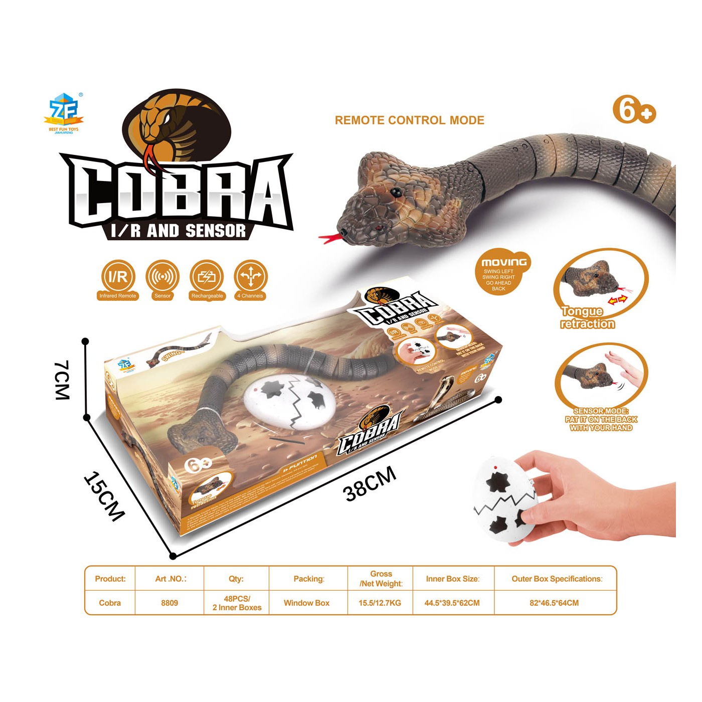Hadice Cobra R/C
