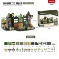 Magnetické cihly Army 56el.