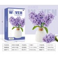 Kytice měkkých květin DIY Hyacinty
