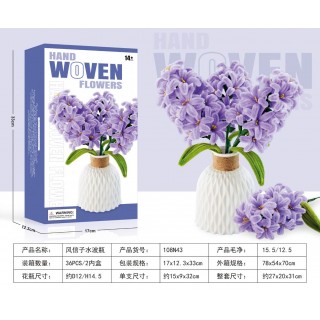 Kytice měkkých květin DIY Hyacinty