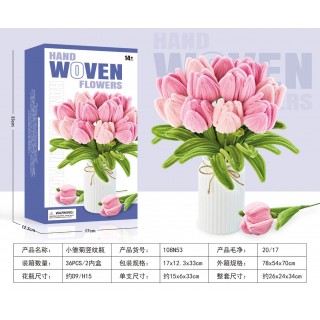 Kytice měkkých květin DIY Tulipány
