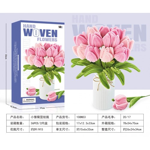 Kytice měkkých květin DIY Tulipány