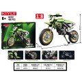 Sada cihel Motocykl Zelená 466el.