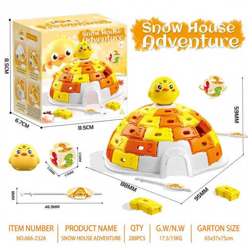 Igloo Bricks Arkádová hra Duckling Version