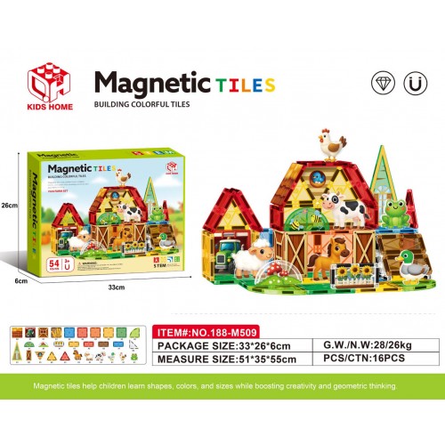 Magnetická sada pro farmu 54el.