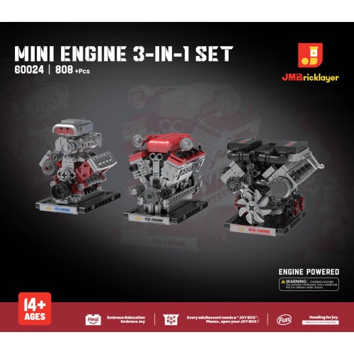 Sada kostek Engine 3v1 808el.