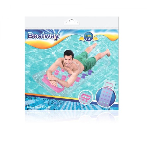 Plážová matrace 188 71 cm BESTWAY BÍLÁ